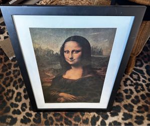 Framed Mona Lisa Print