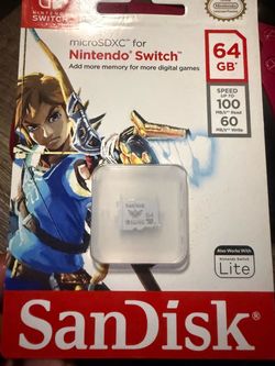SanDisk 64GB microSDXC for Nintendo Switch