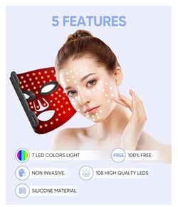 EVFOFO LED Red Light Therapy Face Mask - New Sealed