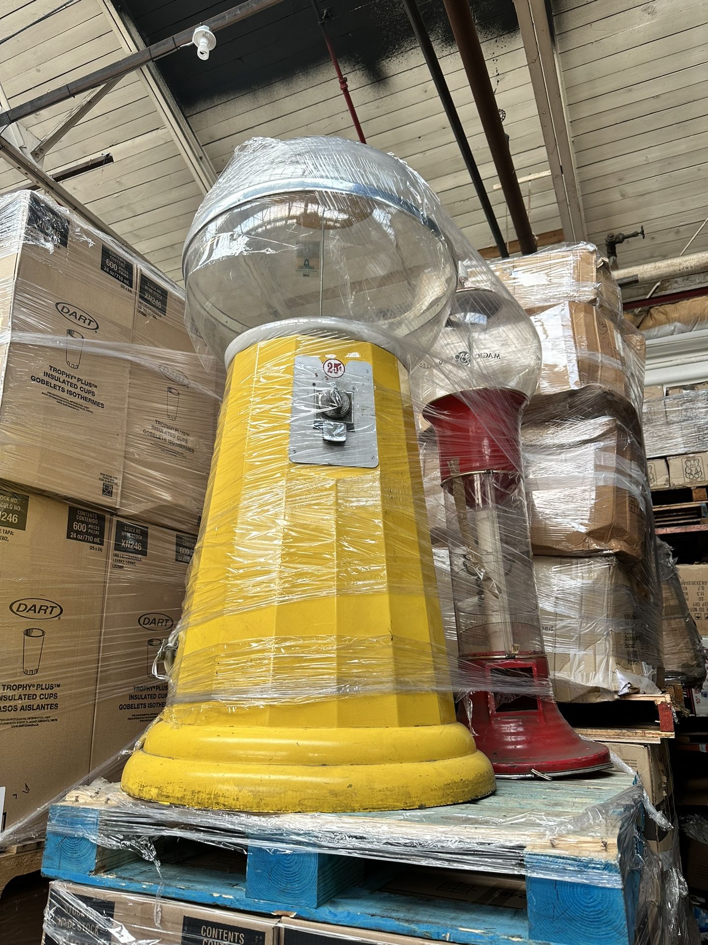 Giant Gumball Machine About 6ft Tall 