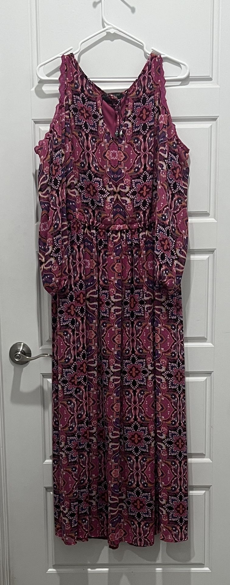 Pink Pattern Dress