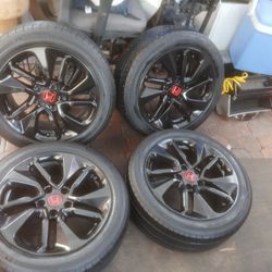 Juego De Rrines Para Carros Hondas ACORP Civic CRV YANTAS Buenas Medida 17J