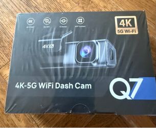 Brand New 4K-5G WiFi Dash Cam (Q7) - Ultra HD 2160P App Control