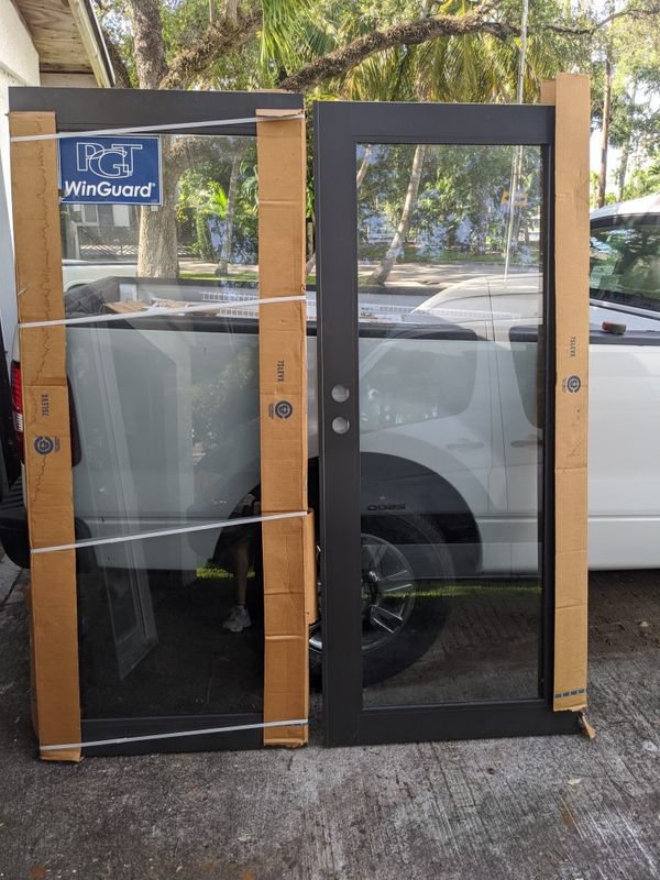 Pgt impact French doors bronze for Sale in Fort Lauderdale, FL OfferUp