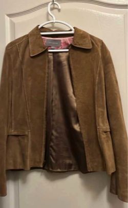 Brown Suede Leather Jacket