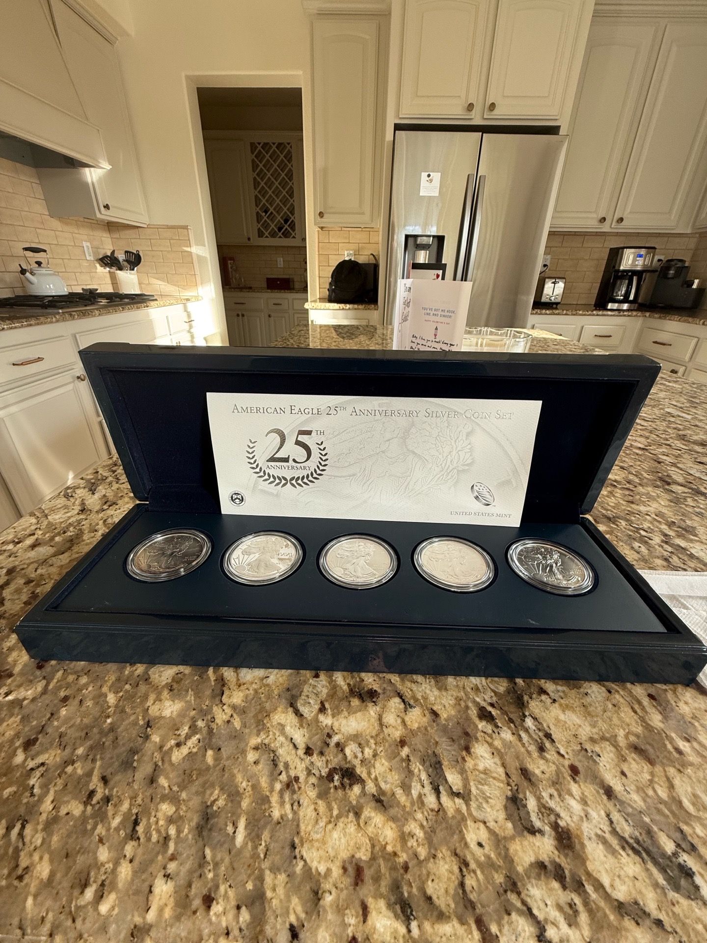 2011 American Eagle 25TH Anniversary 5 Coin Set w/Box & COA