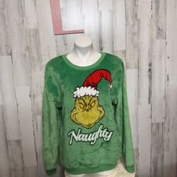 The Grinch fleece sweatshirt size large