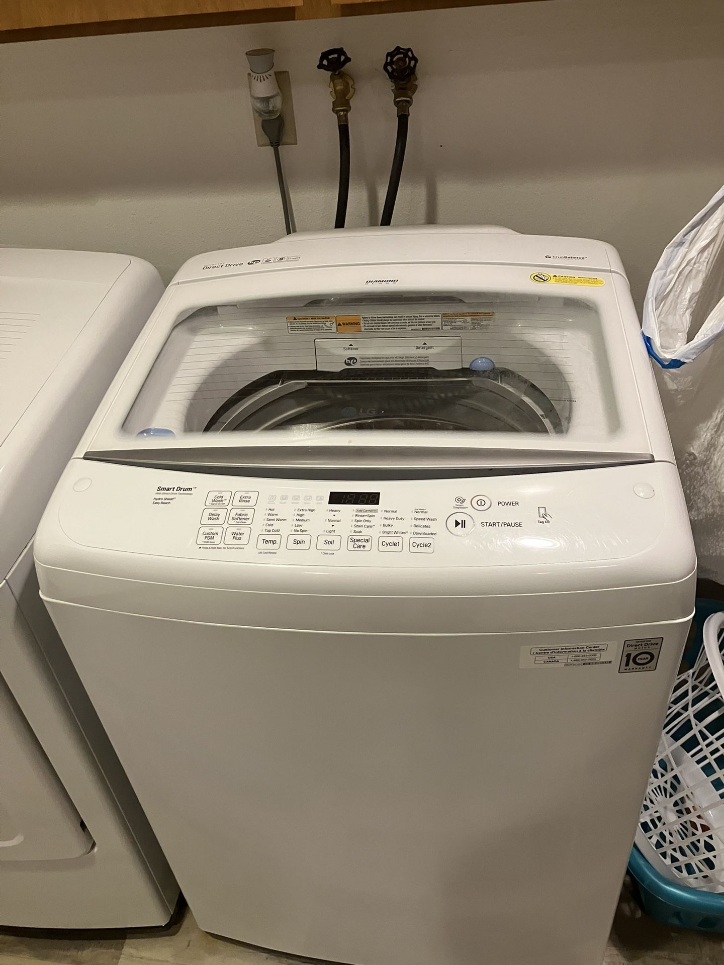 LG Washer Model # WT1501CW