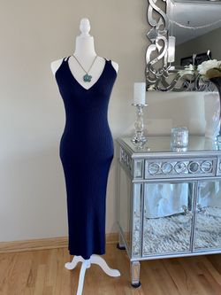 Michael Kors - Long Navy Blue Dress