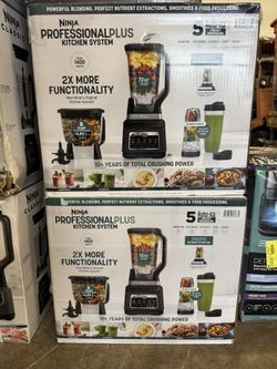 Ninja Professional Plus Kitchen System,5 Functions for Smoothies, Chopping, Dough & More w