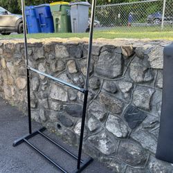 2 - Adjustable Double Rod Garment Rack - Brightroom™