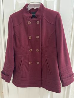 Burgundy  Coat