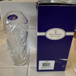 Royal Doulton Crystal 5" Vase Czech Republic