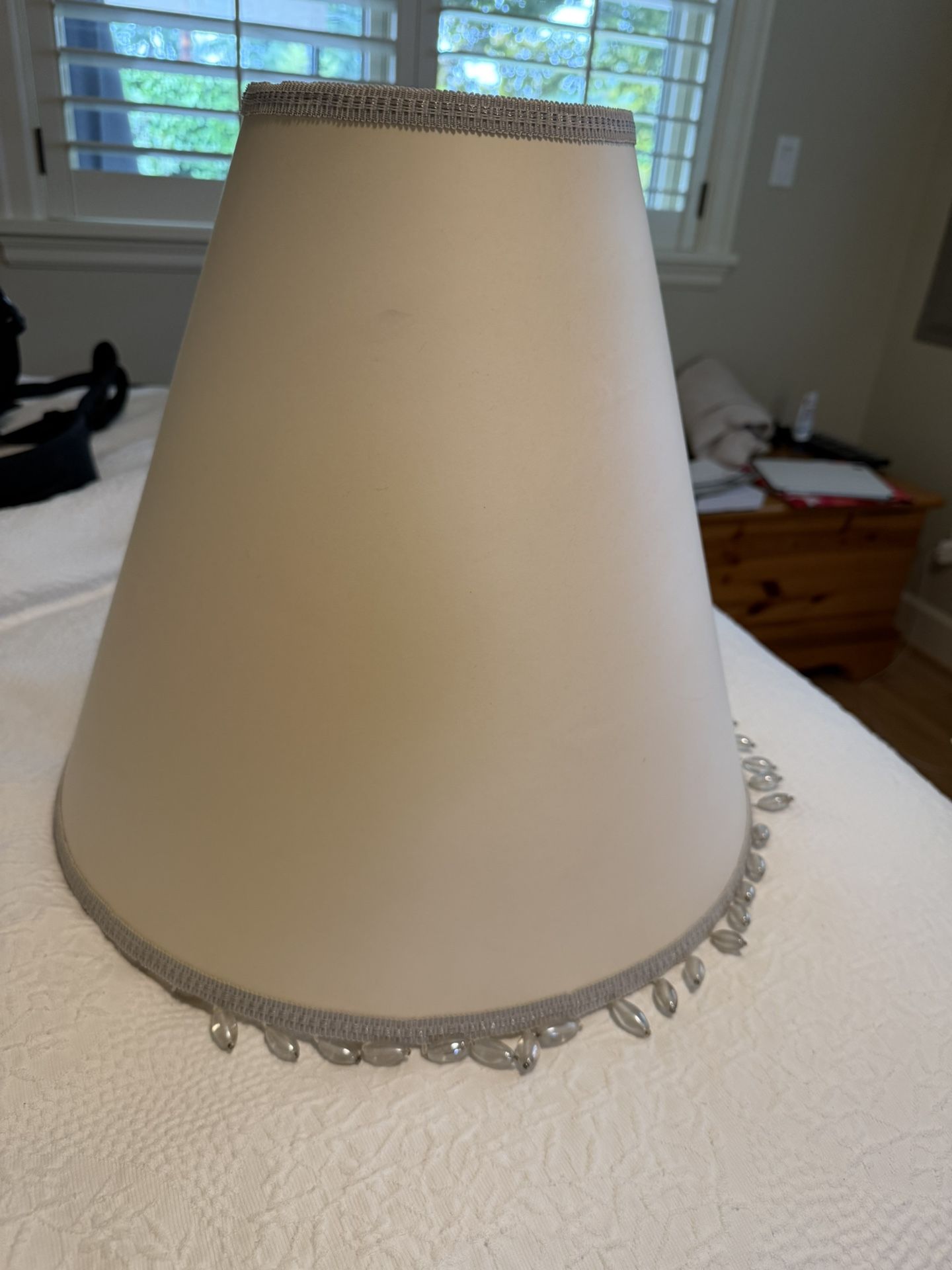 Ceiling light fixture and shade