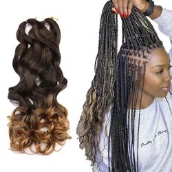 Pre stretched bouncy braiding hair 22 Inch