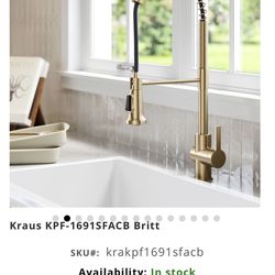 KRAUS Britt 2nd Gen Commercial Style Pull-Down Single Handle Kitchen Faucet