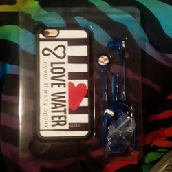 New Iphone 6 Phone Case With Ear Plugs