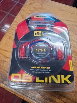 DB Link 4 Gauge X-Treme Red Series Amplifier Kit