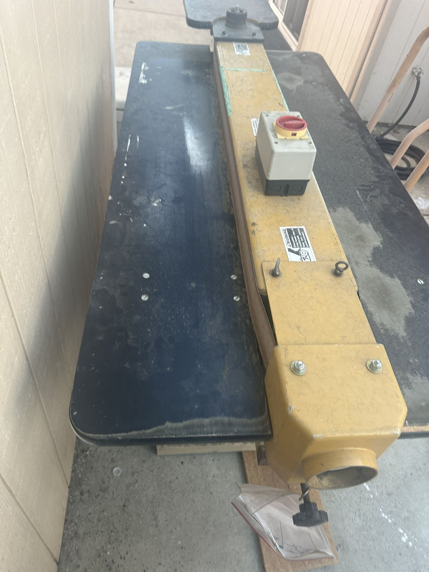 Ritter Machinery 24OV Single Phase Single Sided Horizontal Edge Belt Sander * Elite Metal Tools