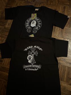 Chrome x bape shirt