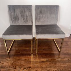 Brand New Velvet Chairs