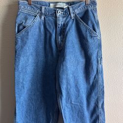 VTG Y2K Gap Carpenter Jeans Women's (31x30) Work Hammer Loop