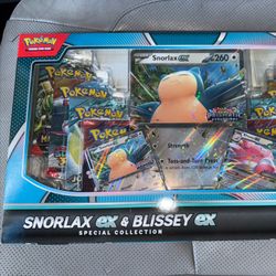 Pokemon Snorlax Ex & Blissey Ex Special Collection Box (NEW & SEALED)