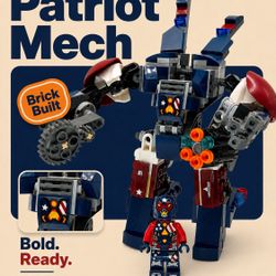 LEGO Marvel Iron Patriot MK2 Mech & Minifigure – Set 76322