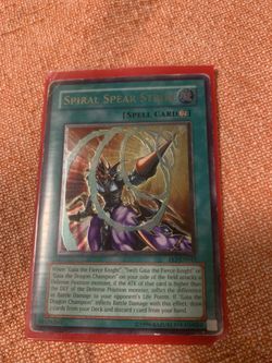 Spiral Spear Strike Yugioh Card