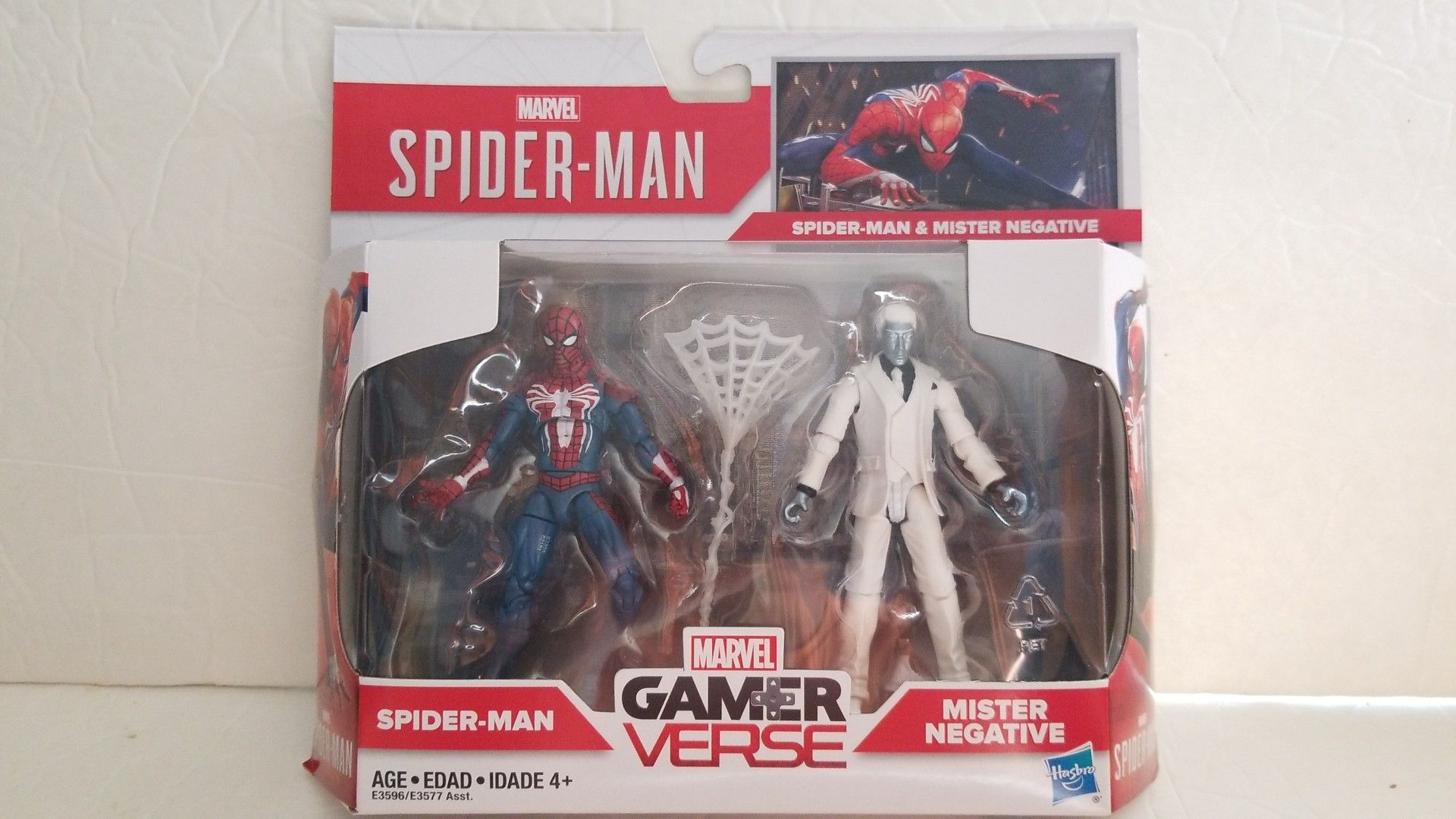 SPIDER-MAN & MISTER NEGATIVE Marvel Gamer Verse Hasbro action figure