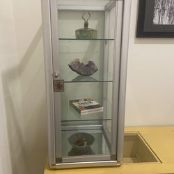 Glass and Metal Display Case