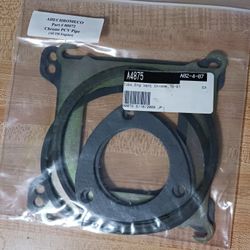 NEW IN BAG GASKET SET FOR ENGINE VENT OF THE PCV PIPE FOR A 1967 CHEVROLET CORVETTE