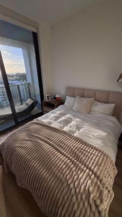 Queen Size bed (Wayfair) and mattress