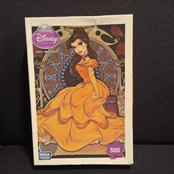 Disney Princess Belle 500-Piece Multicolor Jigsaw Puzzle