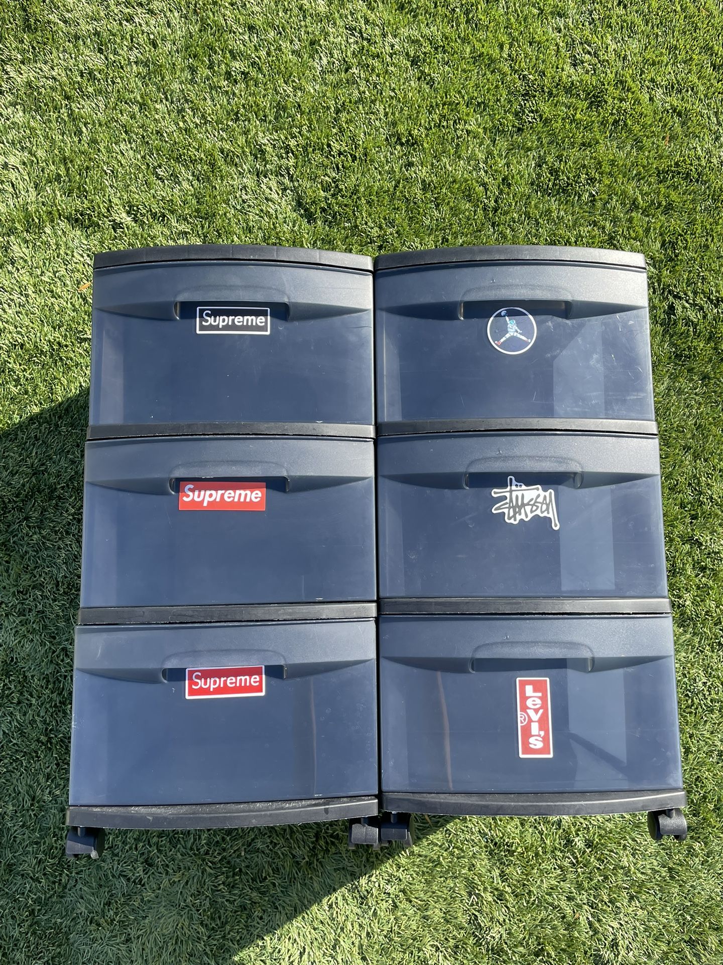 Sterlite Plastic 3 Drawers With Wheels