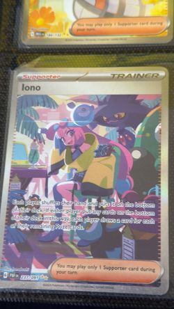 Iono Trainer - Paldean Fates - 237/091 - MINTY - Pokemon TCG