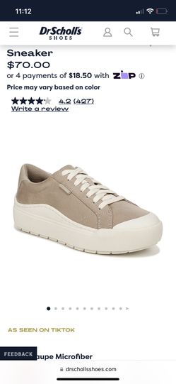 Dr Sholls Time Off Taupe 8 1/2 M