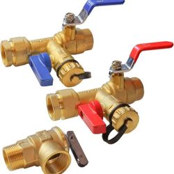 3/4 Inch IPS Isolator Tankless Water Heater Service Valve Kit