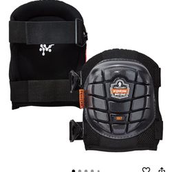 Ergodyne ProFlex 357 Professional Knee Pads, Protective Short Cap, Lightweight Gel Padded Technology