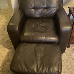 Two Matching Chairs With Ottoman - 40 Dollars 