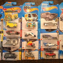 Hot Wheels Assorted Lot.  Plus PREMIUM  PORSCHE RWB SILHOUETTE  AND TWO PACK CORVETTE  All $60