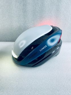 New Other Lumos Ultra Size M/L Bluetooth Deep Blue Mix Smart Helmet With Remote