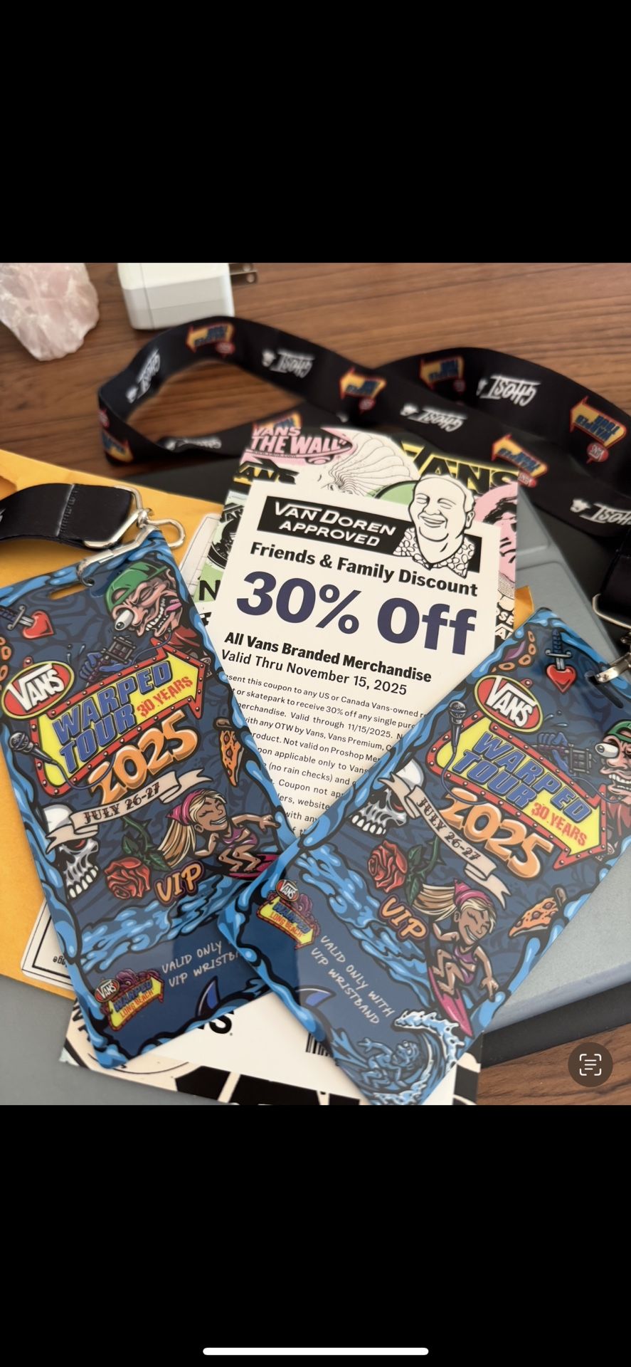 VANS Warped Tour Tickets 