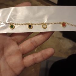 18k Plated Stainless Bracelet 