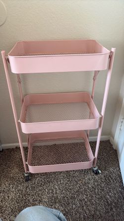 Pink side cart