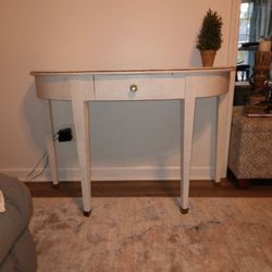 White Accent Table