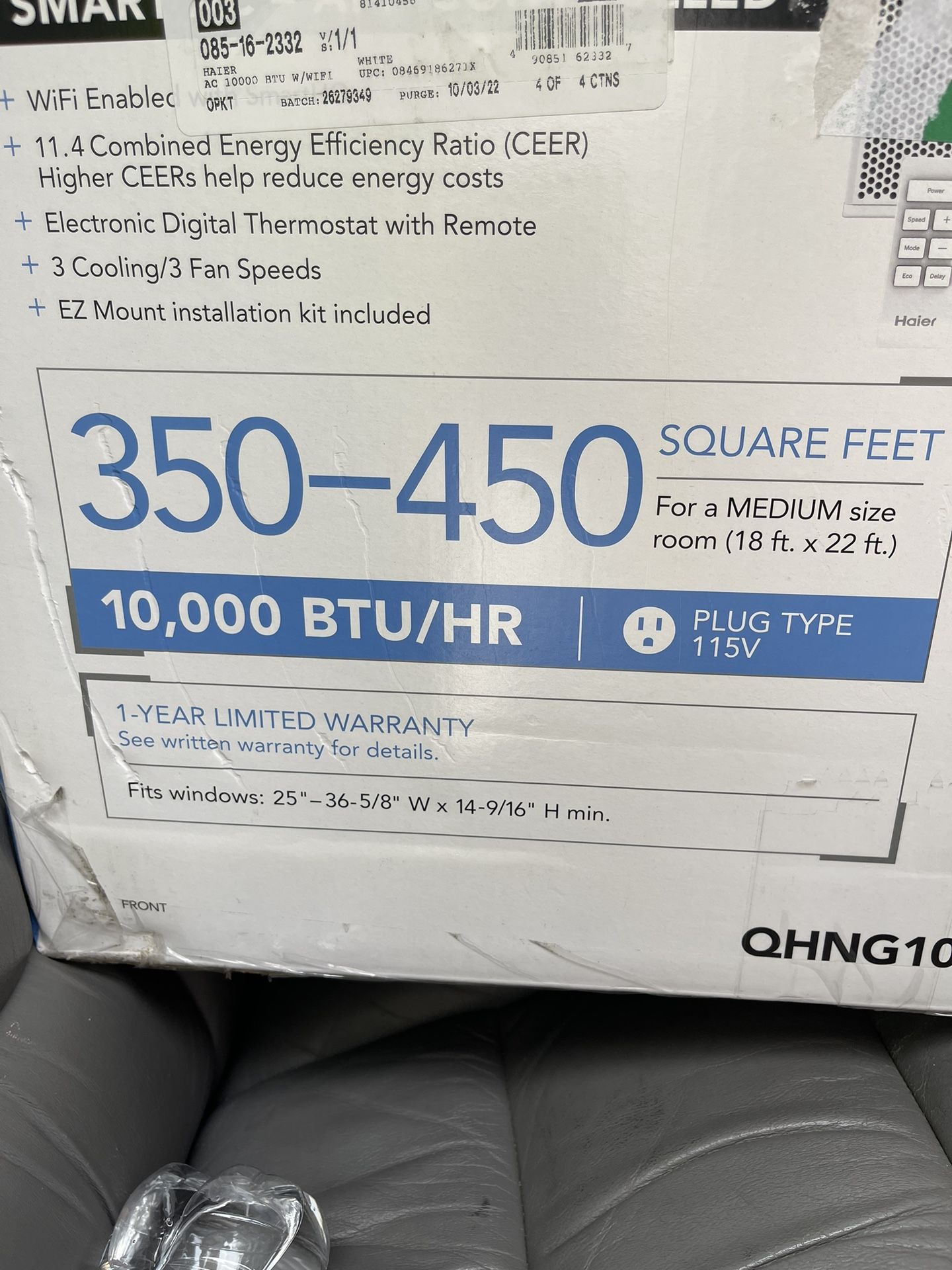 $300 OBO 10,000 BTU AIR CONDITIONER NEW IN BOX 