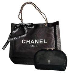 Chanel VIP 2 Piece Sheer Tote Bag