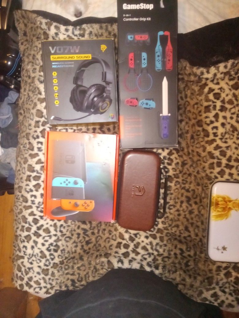 Nintendo switch and accessories in games