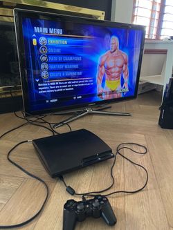 Sony PlayStation 3 PS3 Console with Controller and Game